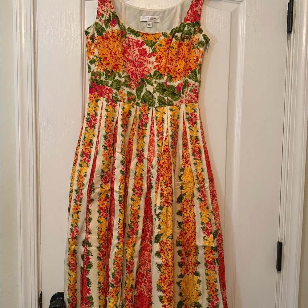 Isaac Mizrahi Floral Midi Dress Size 4